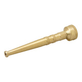 Underhill PowerBlast sweeper nozzle front view shows durable brass construction for lasting use
