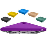UNICAMPER 10x10 purple canopy top for straight-leg frames, durable replacement