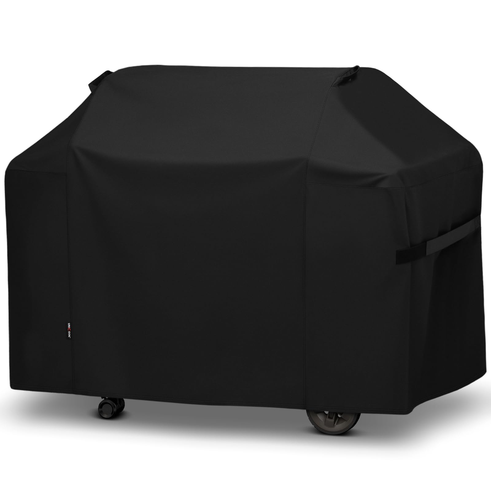 Unicook 65-inch grill cover compatible with Weber 7131 and Genesis II 400 series grills.
