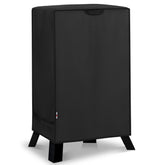 Unicook electric smoker cover front view shields from sun and rain.