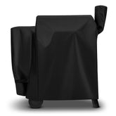 Unicook pellet grill cover for Traeger 22 front view showing fit.