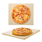 Unicook pizza stone 13x13 in oven delivers even heat for a crisp crust