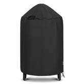 Unicook round smoker cover protects a 30-inch grill from rain and sun