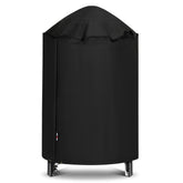 Unicook round smoker cover 30inch front view, waterproof protection for kettle grills.