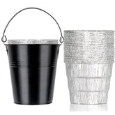 Unidanho grease bucket liner inside keeps cooking area clean and reduces post-cook cleanup.