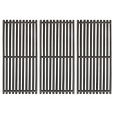 Uniflasy 17-inch cast-iron grill grates for Charbroil Infrared providing even heat and sear.