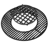 Uniflasy cast iron grate fits Weber 22.5-inch kettles for even heat.