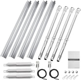 Uniflasy charbroil burner tube for durable heat transfer and even cooking