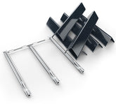 Uniflasy Spirit E310 heat plates for even heat distribution across the grate