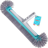 Unipool pool brush head with 7 rows for deep cleaning on walls and tiles.