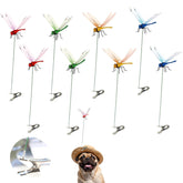UnisonPet dragonfly clip blue adds vibrant color to fences with durable, easy-to-use stakes.
