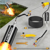 UniWater upgraded propane torch with automatic ignition for quick starts and precise flame control.