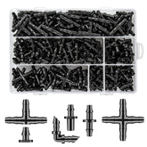 Unoutur drip fittings kit contents for versatile garden irrigation setup.