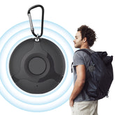 Unves Black Ultrasonic Tick & Flea Repeller main view for versatile indoor and outdoor protection.