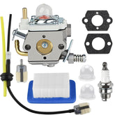 Uorimy PB580T carburetor kit contents ready for maintenance.