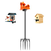 Uoveya 79-inch pole stand showing a stable outdoor bird feeding setup