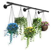Uoveya Hanging Planters Rod window mount showcasing space-saving greenery.