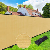 UPGRADE privacy screen 6x50 sand blocks sightlines for yard privacy.