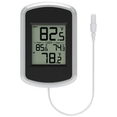 Urageuxy wired thermometer display shows real-time indoor temperature.