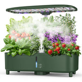 URBZUE hydroponics system setup on counter for easy home gardening
