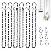 Urkupoo 6pcs hanging chains with S hooks for versatile setups