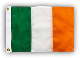 US Flag Factory Ireland flag sewn stripes nylon outdoor display