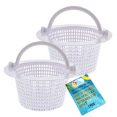 U.S. Pool Supply above-ground thru-wall skimmer basket with handle for easy removal.
