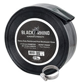 US Pool Supply backwash hose 2in 50ft coiled for easy pool drainage.