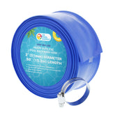 US Pool Supply backwash hose 2in 50ft ready for filter maintenance and drainage