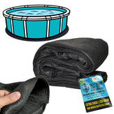 US Pool Supply Ground Shield 24ft round pad protects pool liner from punctures and tears.