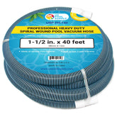 US Pool Supply pool vacuum hose 1-1/2-inch 40-foot delivers strong suction and durability.