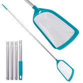 U.S. Pool Supply professional leaf skimmer 6ft assembly for fast debris removal.