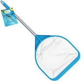 US Pool Supply skimmer net with 30 inch handle for easy leaf removal in pools and spas