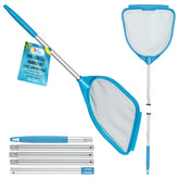 US Pool Supply skimmer net assembly shows a sturdy, lightweight frame for quick debris collection.