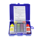 US Pool Supply 3-Way Test Kit bottles with reagents for precise pool testing