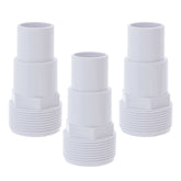 US Pool Supply universal hose adapter 3-pack for secure pool hose connections.