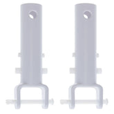 U.S. Pool Supply vacuum head handle with butterfly clip for quick secure attachment.