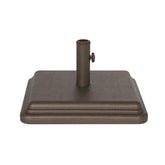 US Weight 40-Pound Umbrella Base provides sturdy table-ready support.