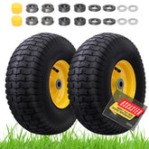 USCASTER 15x6 front tire and wheel assembly for John Deere mowers, durable front replacement.