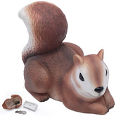 USEAMIE spare key hider in a realistic squirrel design for garden concealment.