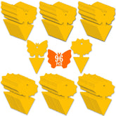USKICH 96pcs fruit fly traps package shown for gardens and kitchens.
