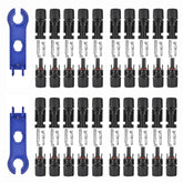 Usngsny solar connectors kit with 20 pairs for fast, reliable panel-to-cable connections.