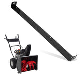 Ustintec 24-inch shave plate front view showing durable steel construction for snow removal