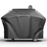 Utheer pellet grill cover on Camp Chef SmokePro DLX fit protects against rain and sun.