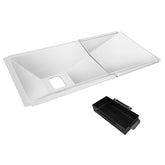 Utheer universal grease tray with catch pan for cleaner grilling