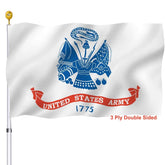 UTSANG Army flag double-sided 3x5 for outdoor display with vivid color.