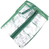 UWIOFF greenhouse replacement cover in clear PVC for bright sunlight and ventilation