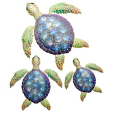 UXZCVIO metal turtle wall decor for outdoor spaces adds color and charm to patios