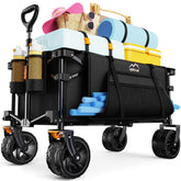 Uyittour wagon with big wheels on rugged terrain for easy transport