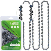 V-MODEST 14inch chain for Ryobi showing sharp cutters for clean, precise cuts